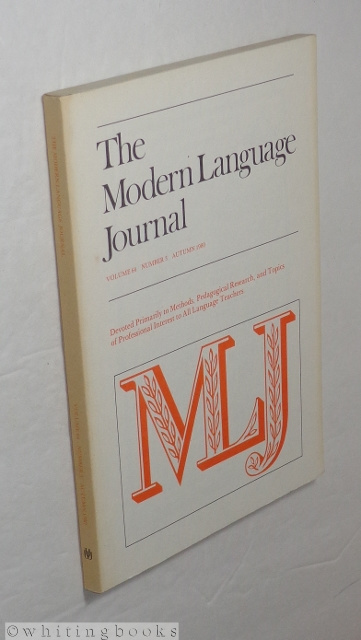 The Modern Language Journal - Volume 64 Number 3, Autumn 1980