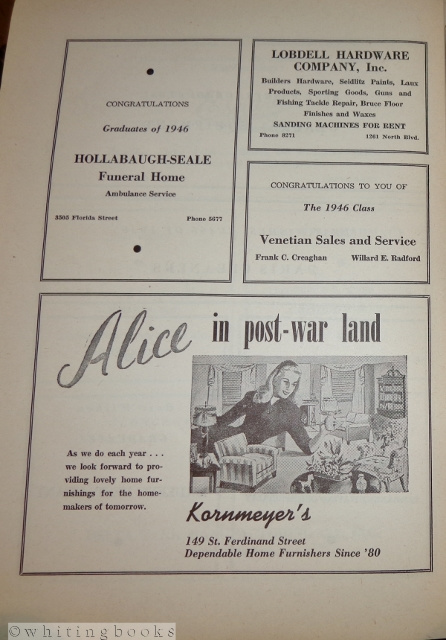 Baton Rouge High School Yearbook: The Buzzer - Senior Edition, Class of 1946