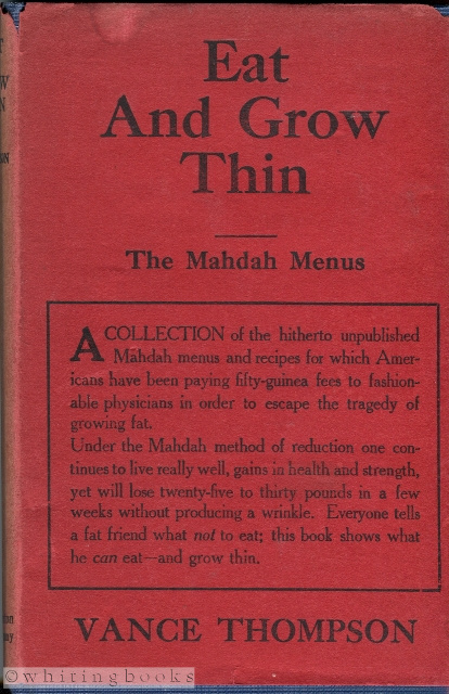 Image for Eat and Grow Thin: The Mahdah Menus Eat and Grow Thin: The Mahdah Menus