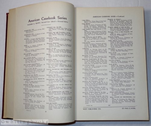 Cases on Domestic Relations (American Casebook Series, Warren A. Seavey, General Editor)