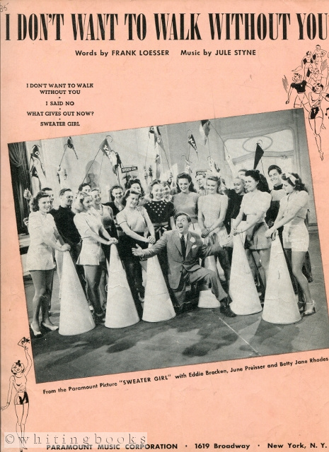 I Don't Want to Walk Without You [Sheet Music]
