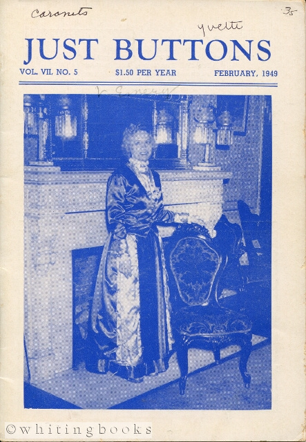 Just Buttons for Pleasure, Pastime, and Profit - Vol. VII, No. 5, February 1949