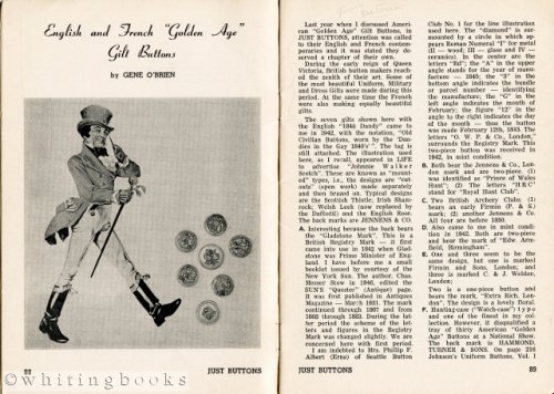 Just Buttons for Pleasure, Pastime, and Profit - Vol. XXV, No. V, February 1967