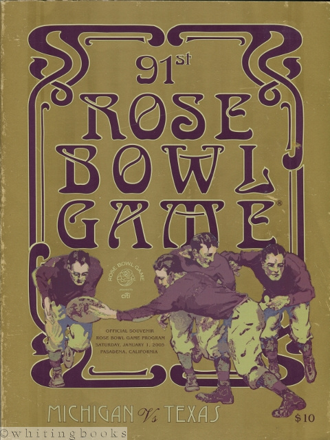 91st Rose Bowl Game Program - Michigan vs Texas, 2005