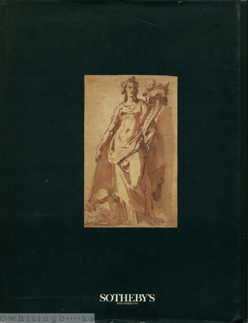 Sotheby's Auction Catalog: Drawings by Taddeo and Federico Zuccaro and Other Artists from the Collection of the British Rail Pension Fund - New York, Thursday, Januart 11, 1990
