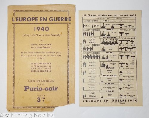 L'Europe en Guerre, 1940 (Afrique du Nord et Asie Mineure) / Europe at War 1940 (North Africa and Asia Minor) - In Original Publisher's Envelope