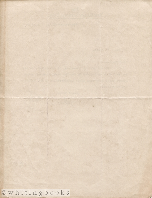 1907 Letterhead from New Farley National Bank in Montgomery, Alabama, Signed Farley, Pres.