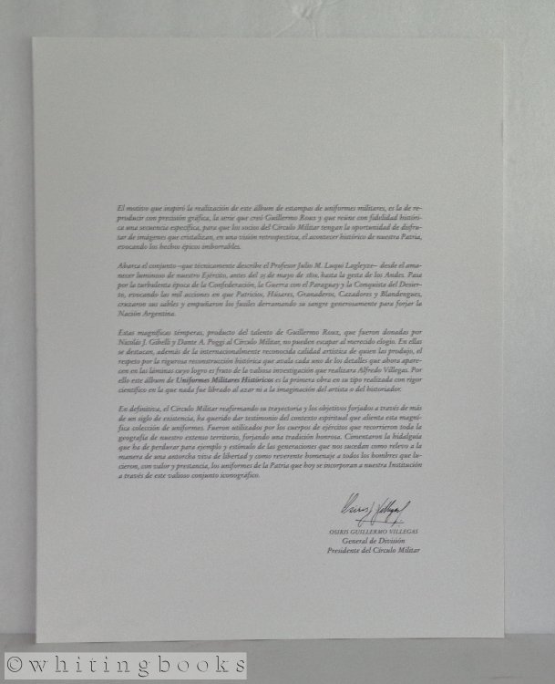 Uniformes Militares Historicos, Republica Argentina