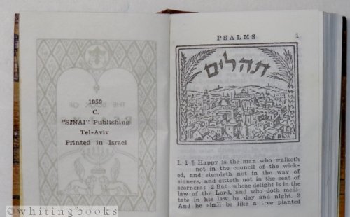 Miniature Book of Psalms together with I.M. Lask's The Bible in Pictures