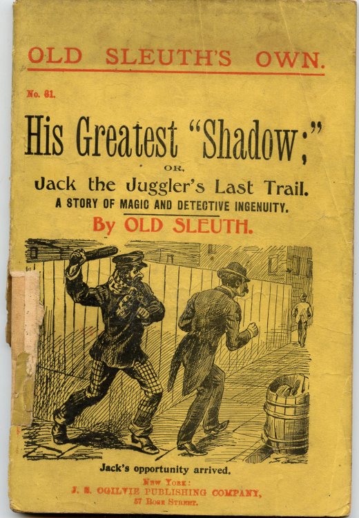 His Greatest Shadow; or Jack the Juggler's Last Trail