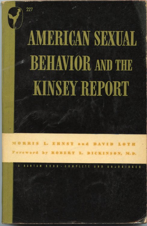 American Sexual Behavior and the Kinsey Report