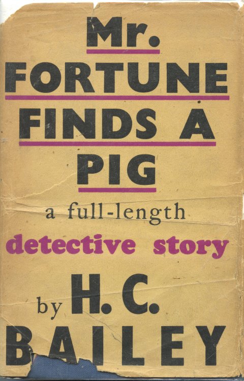 Mr. Fortune Finds a Pig