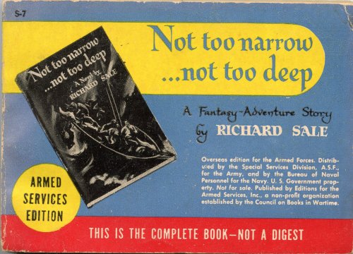Not Too Narrow Not Too Deep