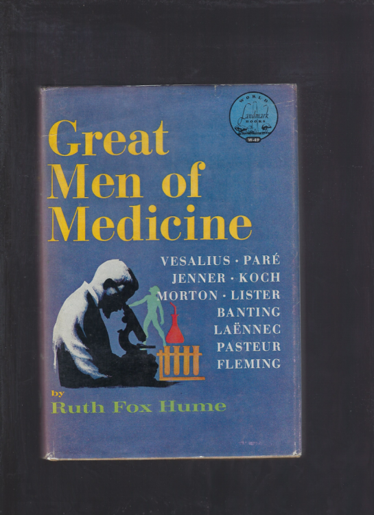 Great Men of Medicine World Landmark #49 w Author Letter HB/DJ