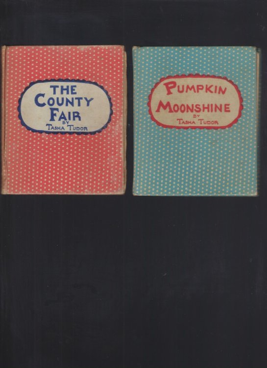Pumpkin Moonshine & The County Fair Tasha Tudor 1945 Hardbacks