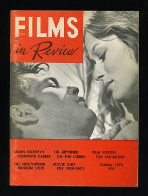 Films in Review (October 1970) [cover: Robert Forster and Lauren Hutton in PIECES OF DREAMS]