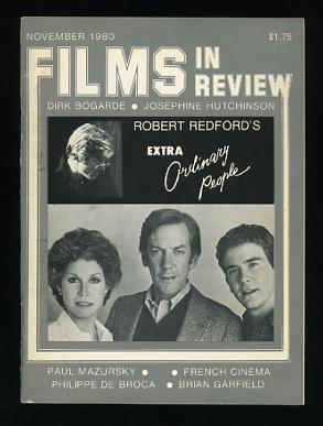 Films in Review (November 1980) [cover: Robert Redford and the cast of ORDINARY PEOPLE]