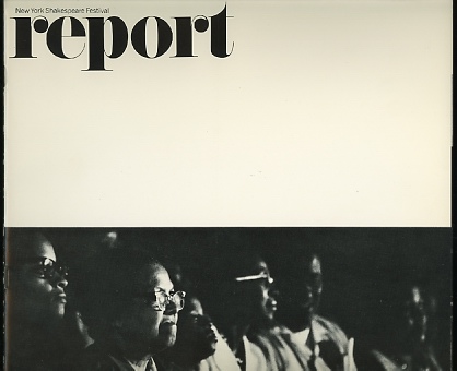 Image for New York Shakespeare Festival Report New York Shakespeare Festival Report