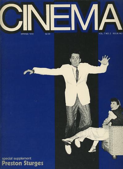 Cinema [magazine] (issue no. 31) (Spring 1972) [Preston Sturges special supplement]