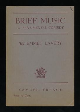 Brief Music: A Sentimental Comedy [aka "Lark on the Wing" and "Daisy Chain"]