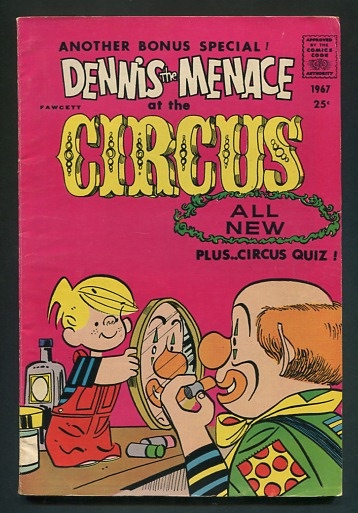 Dennis the Menace (Giant) (no. 50, Summer 1967): Dennis the Menace at the Circus