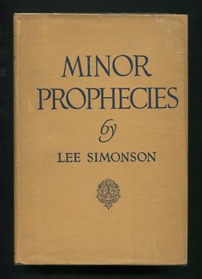 Minor Prophecies [*SIGNED*]