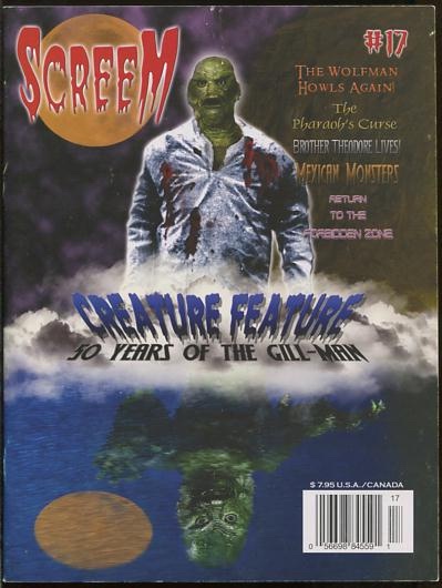 Screem [magazine] #17 (2008) [cover: THE CREATURE FROM THE BLACK LAGOON]