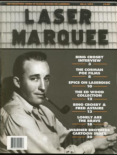 Laser Marquee (October-November 1994 issue) [cover: Bing Crosby]