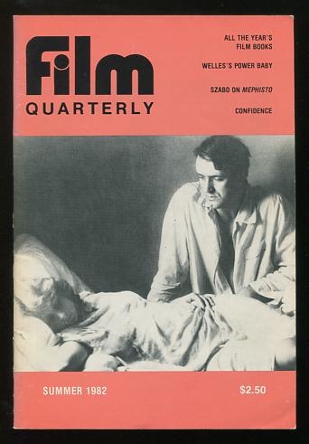 Film Quarterly (Summer 1982) [cover: Istvn Szab's CONFIDENCE]