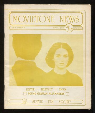 Movietone News; issue number 49 (April 18, 1976) [cover: Isabelle Adjani in THE STORY OF ADELE H.]