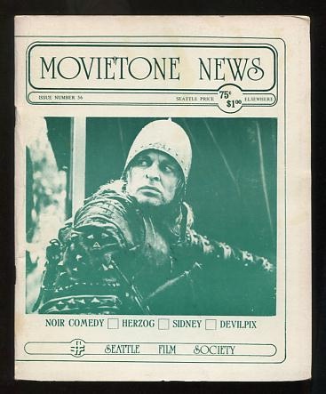 Movietone News; issue number 56 (November 4, 1977) [cover: Klaus Kinski in Werner Herzog's AGUIRRE, THE WRATH OF GOD]
