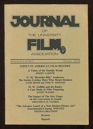 The Journal of the University Film Association (Winter 1978) [issue theme: Topics in American Film History]
