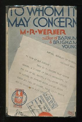 To Whom It May Concern: The Story of Victor Ilyitch Seroff