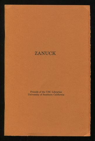 Zanuck: University of Southern California, February 22, 1981