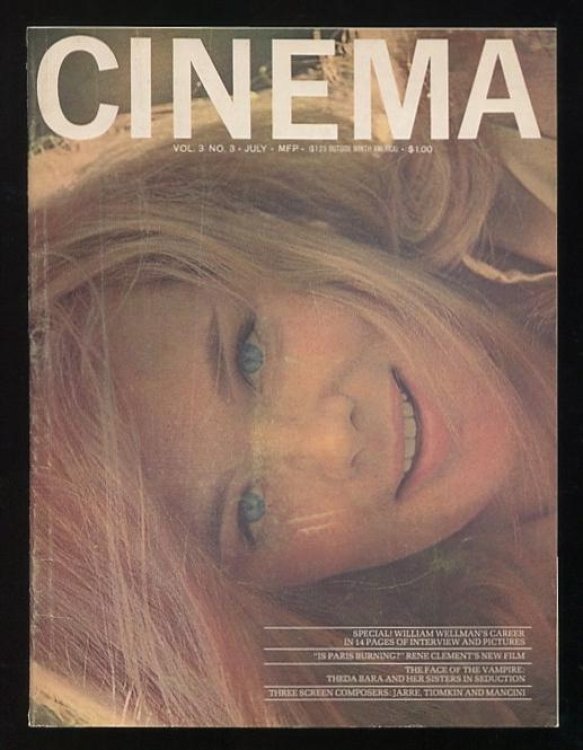 Cinema [magazine] (July 1966) [cover: Linda Evans]