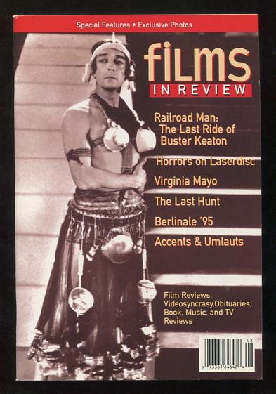 Films in Review - July/August 1995 [cover: Buster Keaton]