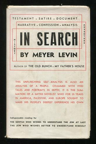 In Search: An Autobiography [*SIGNED*]