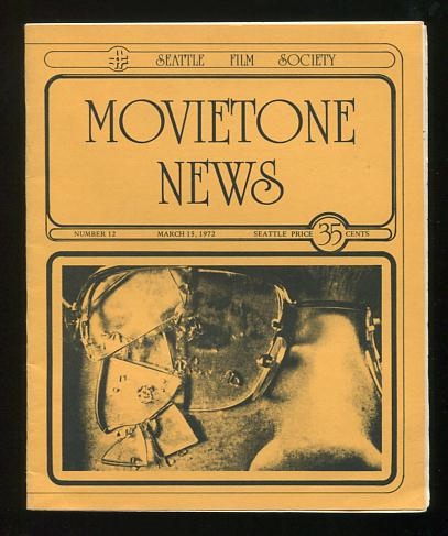 Movietone News; issue number 12 (March 15, 1972) [cover: STRAW DOGS]